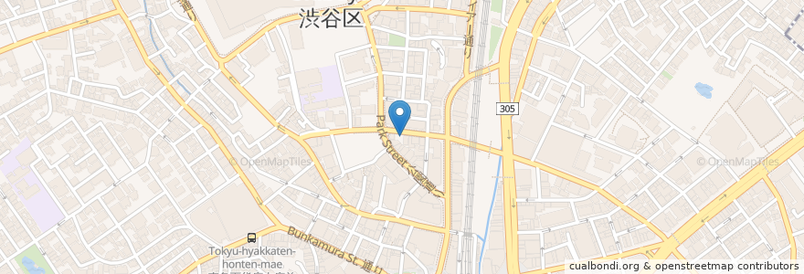 Mapa de ubicacion de J.S. BURGERS CAFE en ژاپن, 東京都, 渋谷区.