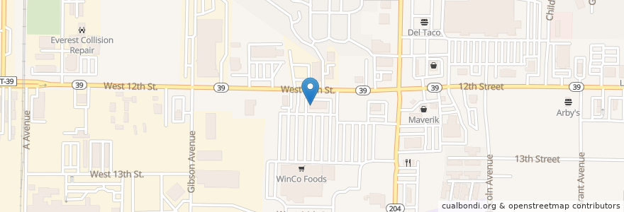 Mapa de ubicacion de Jimmy John's en Соединённые Штаты Америки, Юта, Weber County, Ogden.