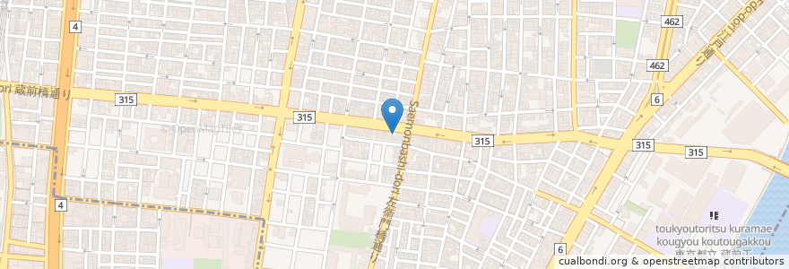 Mapa de ubicacion de オリックスカーシェア en Giappone, Tokyo, 台東区.