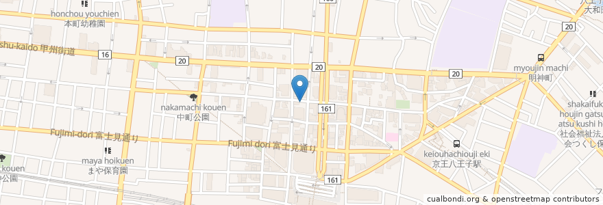 Mapa de ubicacion de NPC en Giappone, Tokyo, 八王子市.