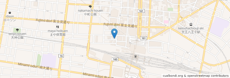 Mapa de ubicacion de タイムズ en 日本, 东京都/東京都, 八王子市.