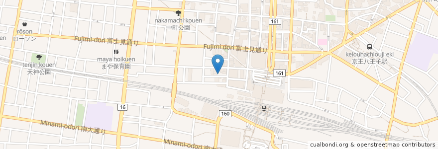 Mapa de ubicacion de OSパーク en Japan, Tokyo, Hachioji.