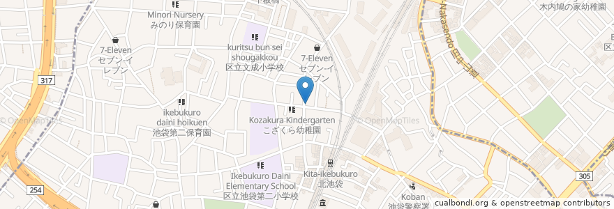Mapa de ubicacion de 新月湯 en Japón, Tokio, Toshima.