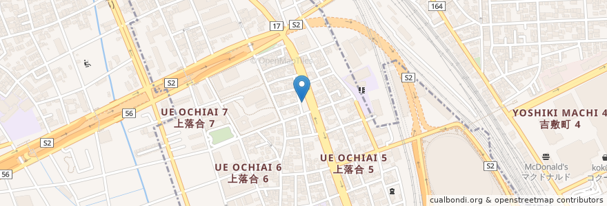 Mapa de ubicacion de 昭和シェル en 日本, 埼玉県, さいたま市, 大宮区.