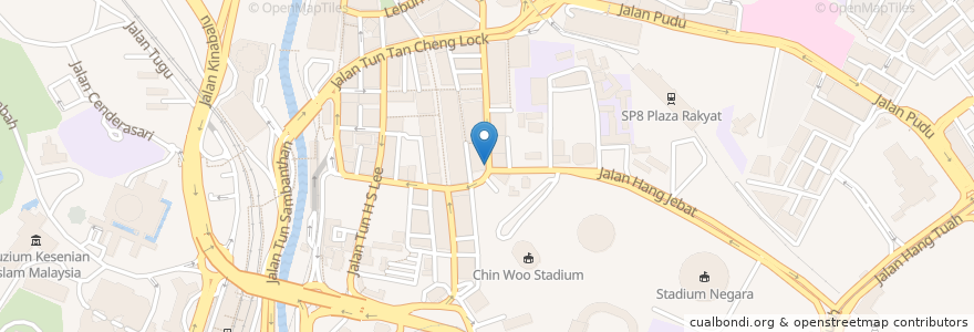 Mapa de ubicacion de Lanzhou Mee Tarik en 马来西亚, 雪兰莪州, 吉隆坡.