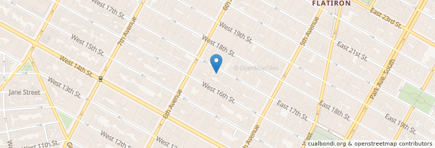 Mapa de ubicacion de The Raines Law Room en Vereinigte Staaten Von Amerika, New York, New York, New York County, Manhattan.