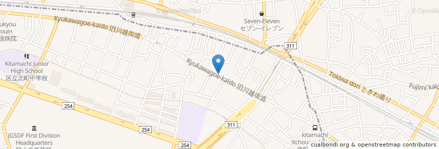Mapa de ubicacion de マツモトキヨシ en Japão, Tóquio, 練馬区.