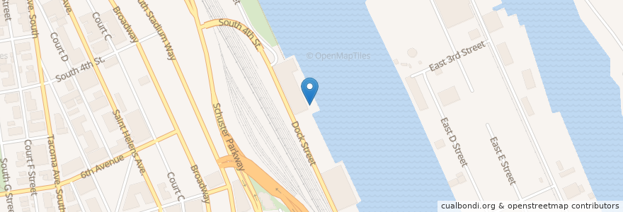 Mapa de ubicacion de Rock The Dock en Verenigde Staten, Washington, Pierce County.