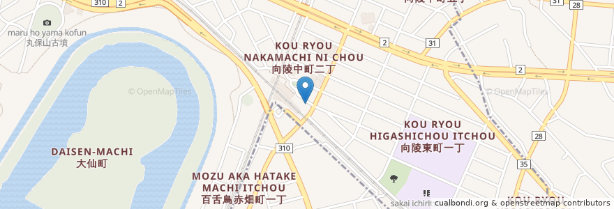 Mapa de ubicacion de 森耳鼻咽喉科 en Japonya, 大阪府, 堺市, 堺区.