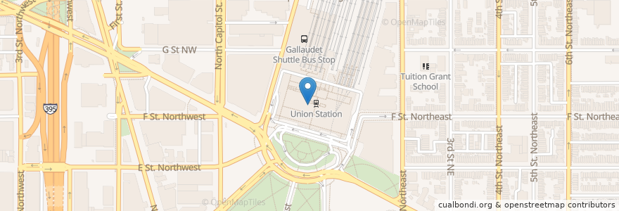 Mapa de ubicacion de Blue Bottle Coffee en Verenigde Staten, Washington D.C., Washington.