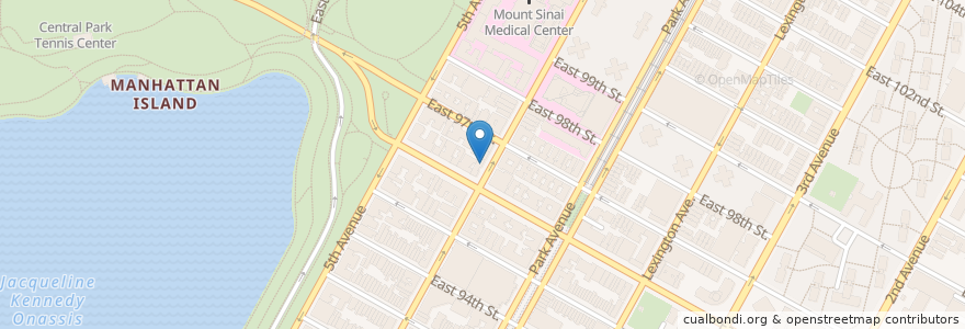 Mapa de ubicacion de Bank of America ATM en アメリカ合衆国, ニューヨーク州, New York, New York County, Manhattan, Manhattan Community Board 11.