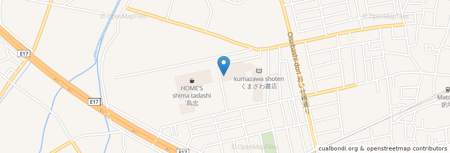 Mapa de ubicacion de マツモトキヨシ en Japonya, 埼玉県, 川越市.