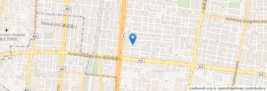 Mapa de ubicacion de 太幸結 en Japón, Tokio, Taito.