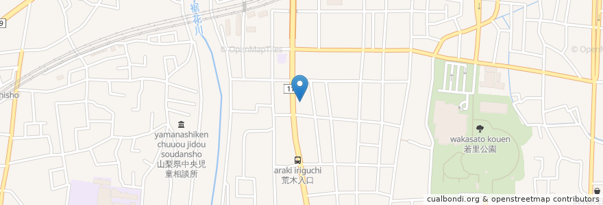 Mapa de ubicacion de ドミノ en 일본, 나가노현, 長野市.