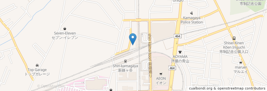 Mapa de ubicacion de 新鎌ヶ谷駅前クリニック en ژاپن, 千葉県, 鎌ケ谷市.