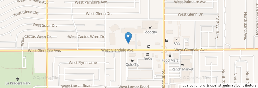 Mapa de ubicacion de Sinbad's Restaurant en United States, Arizona, Maricopa County, Phoenix.