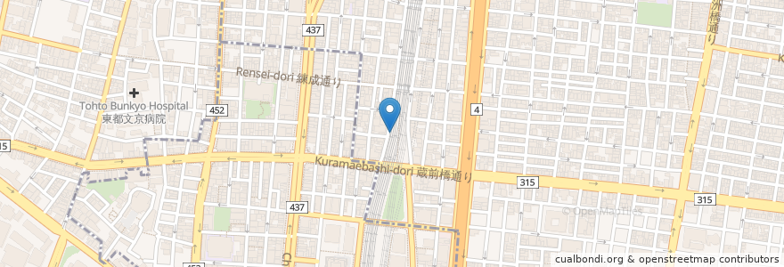 Mapa de ubicacion de やなか珈琲 en 日本, 東京都.