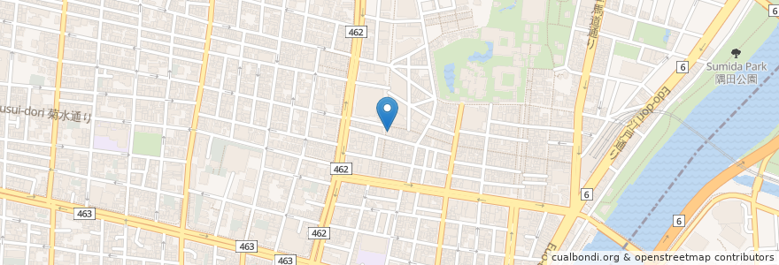 Mapa de ubicacion de PRONTO en Jepun, 東京都, 台東区.