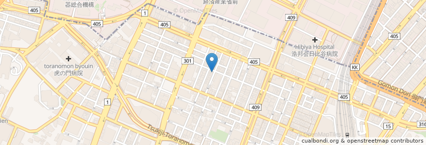 Mapa de ubicacion de らーめん バリ男 新橋本店 en Japonya, 東京都, 港区.