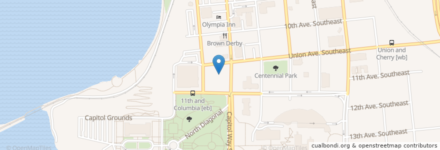 Mapa de ubicacion de OST - Office of the State Treasurer en Verenigde Staten, Washington, Thurston County, Olympia.