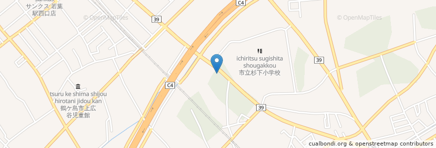 Mapa de ubicacion de ヴィラ・ナポリ en 日本, 埼玉県, 鶴ヶ島市.