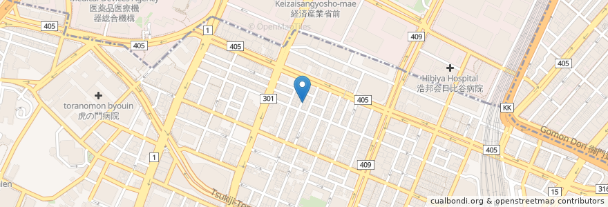 Mapa de ubicacion de たけとら en ژاپن, 東京都, 港区.