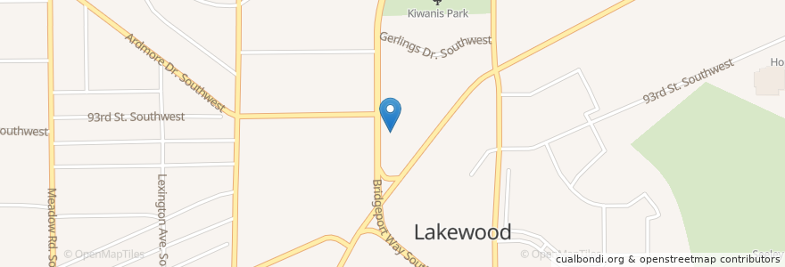 Mapa de ubicacion de Lakewood Child and Family Counseling en アメリカ合衆国, ワシントン州, Pierce County, Lakewood.