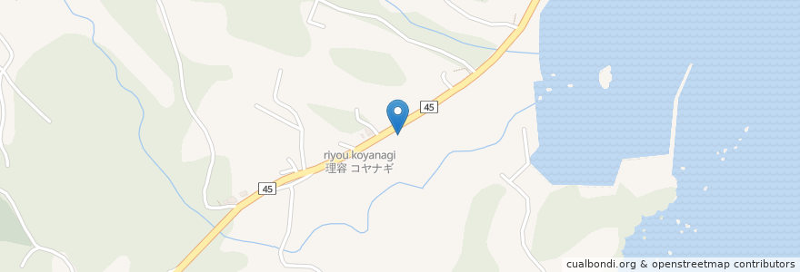 Mapa de ubicacion de ひかど食堂 en Japan, 宮城県, 気仙沼市.