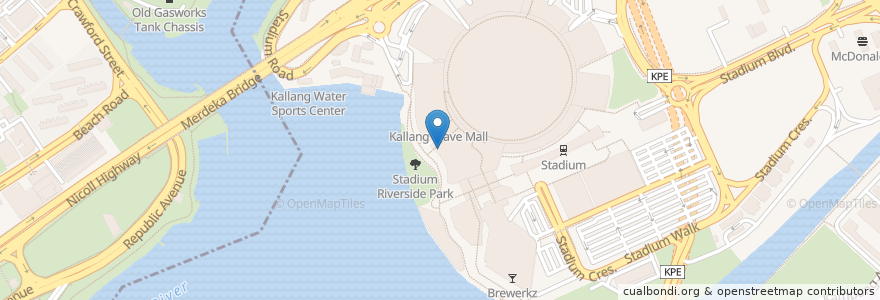 Mapa de ubicacion de Poulet en سنگاپور, Southeast.