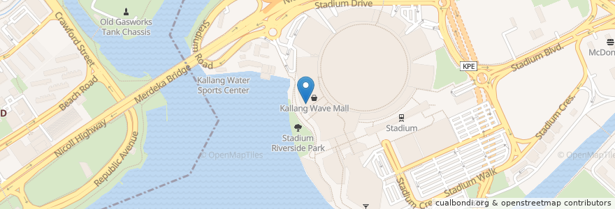 Mapa de ubicacion de Old Town White Coffee en Singapura, Southeast.