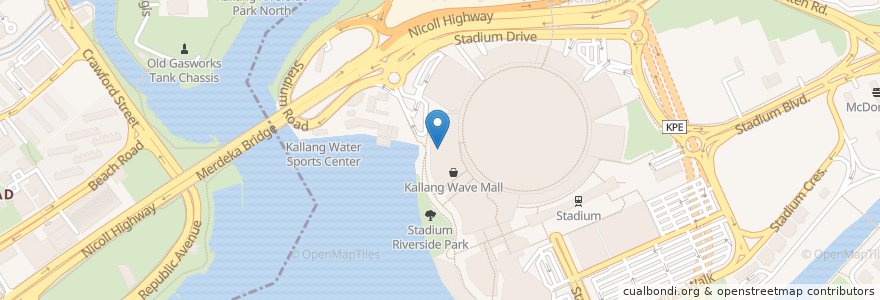 Mapa de ubicacion de Encik Tan en سنغافورة, Southeast.