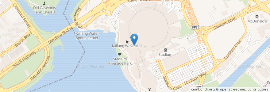Mapa de ubicacion de Aji-ichi en シンガポール, Southeast.