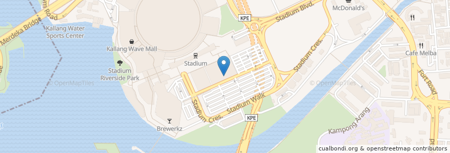 Mapa de ubicacion de Long John Silver's en Сингапур, Southeast.