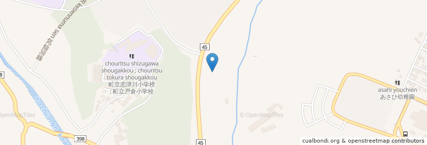 Mapa de ubicacion de 薬王堂 en Japón, Prefectura De Miyagi, 本吉郡, 南三陸町.