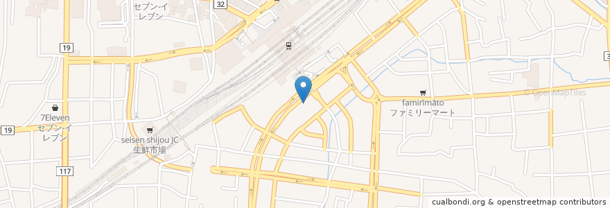 Mapa de ubicacion de ニッポンレンタカー en Japonya, 長野県, 長野市.