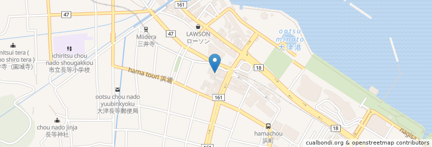 Mapa de ubicacion de E-girls en ژاپن, 滋賀県, 大津市.