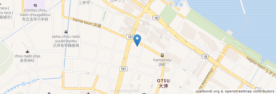 Mapa de ubicacion de 味ごよみ 柳生 en Japon, Préfecture De Shiga, 大津市.