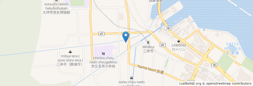 Mapa de ubicacion de 大津心療内科クリニック en Jepun, 滋賀県, 大津市.