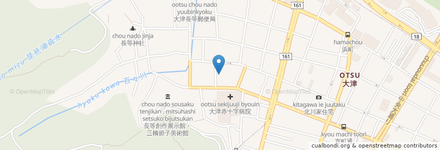 Mapa de ubicacion de 青龍寺 en Japan, Shiga Prefecture, Otsu.