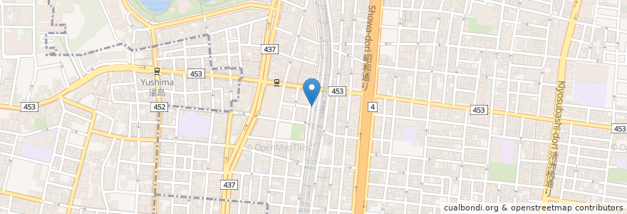 Mapa de ubicacion de 銀だこハイボール酒場 en 日本, 東京都, 台東区.