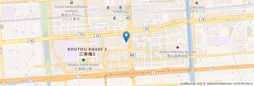 Mapa de ubicacion de ほのか en 日本, 东京都/東京都.