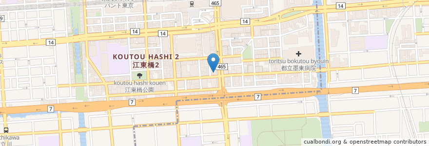 Mapa de ubicacion de CLUB PANDORA en Jepun, 東京都.
