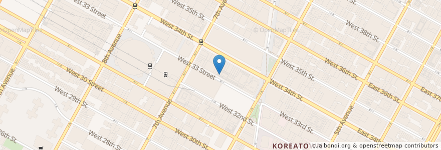 Mapa de ubicacion de Stout NYC en Соединённые Штаты Америки, Нью-Йорк, Нью-Йорк, Округ Нью-Йорк, Манхэттен, Manhattan Community Board 5.