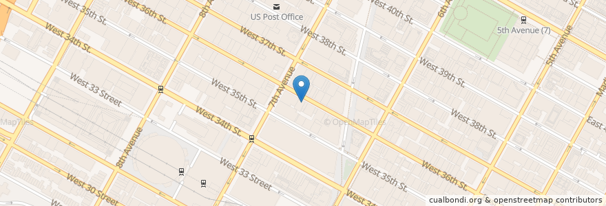 Mapa de ubicacion de Macaron Café en 미국, 뉴욕, New York, New York County, Manhattan, Manhattan Community Board 5.