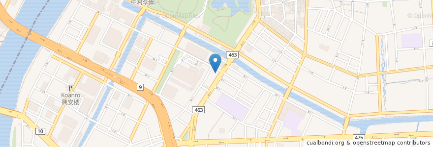 Mapa de ubicacion de 京橋千疋屋製造 直売所 en Jepun, 東京都, 江東区.