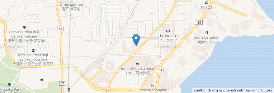 Mapa de ubicacion de ミント薬局 桜野町店 en ژاپن, 滋賀県, 大津市.