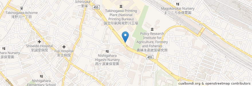 Mapa de ubicacion de あさひ調剤薬局 en 日本, 东京都/東京都, 北区.