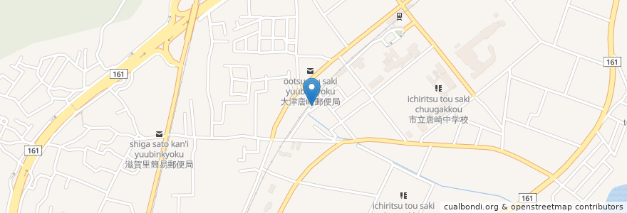 Mapa de ubicacion de Hand Cafe en Japan, Shiga Prefecture, Otsu.