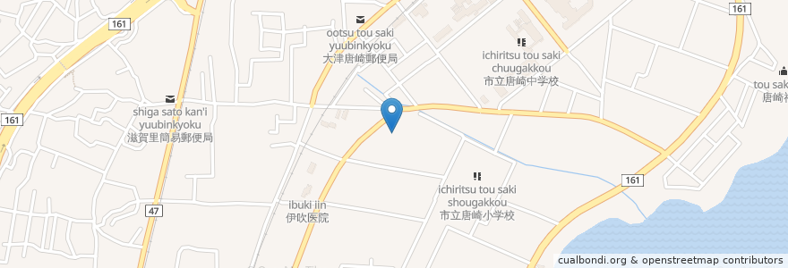 Mapa de ubicacion de 山本整形外科クリニック en ژاپن, 滋賀県, 大津市.