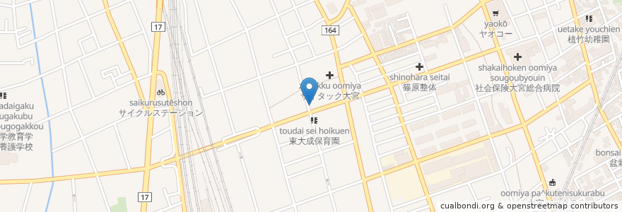 Mapa de ubicacion de 黒須歯科医院 en 日本, 埼玉県, さいたま市, 北区.